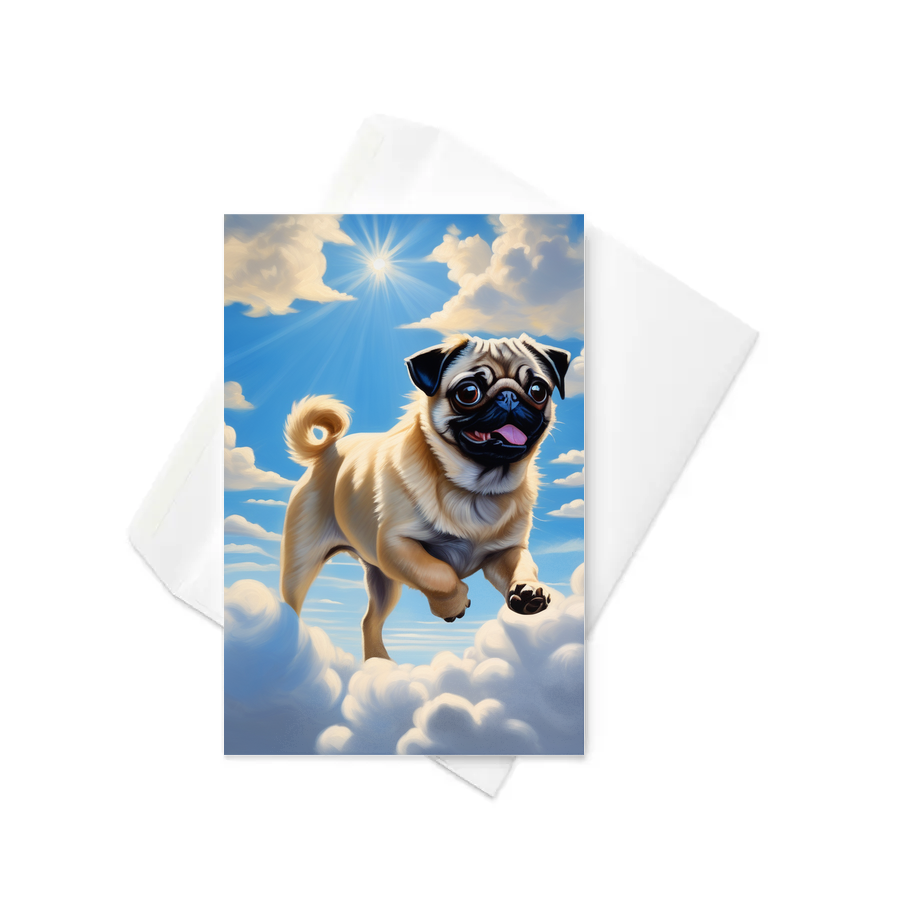 PugMug Custom Pug Greeting Card