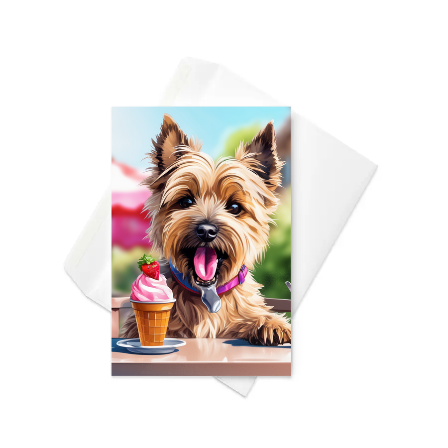 PugMug Custom Cairn Terrier Greeting Card