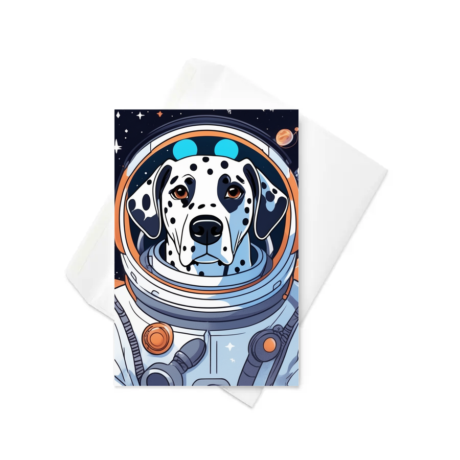 PugMug Custom Dalmatian Greeting Card