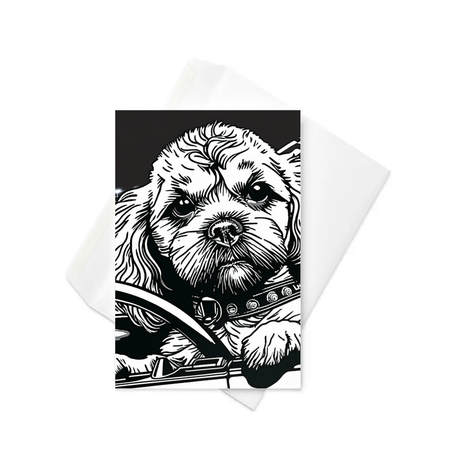PugMug Custom Lily Greeting Card