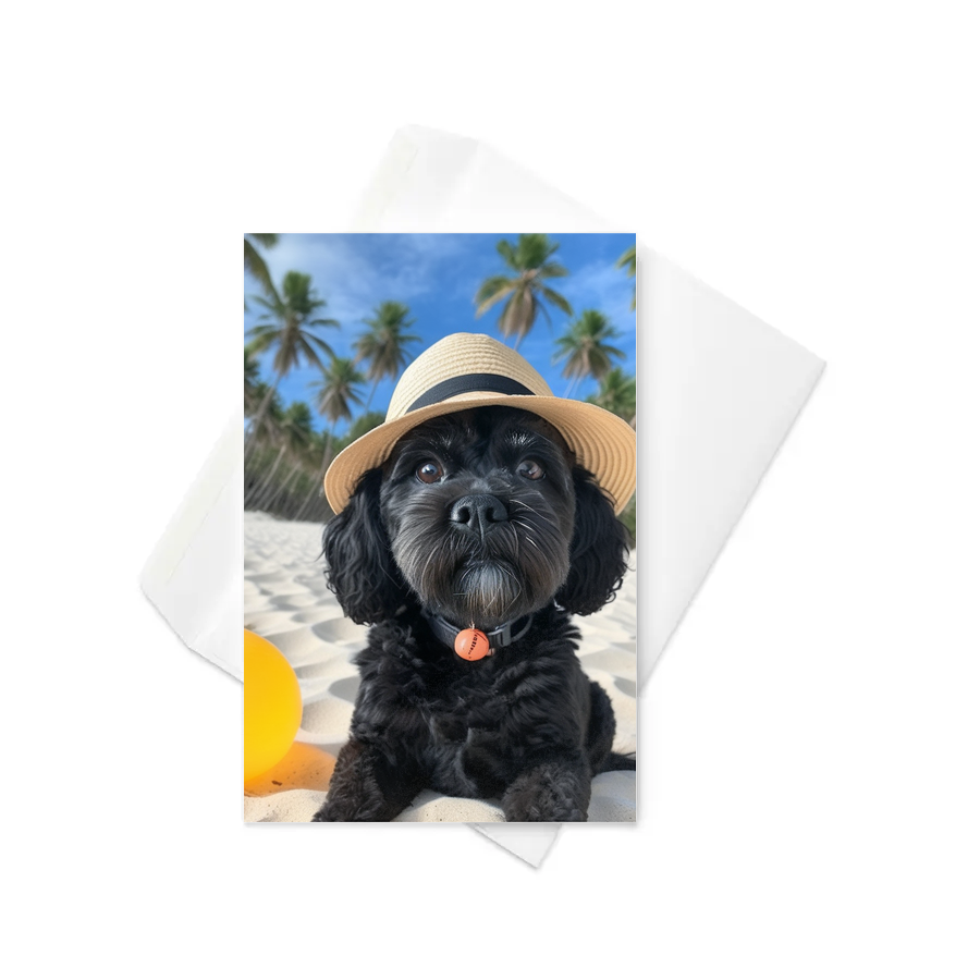 PugMug Custom Lily Greeting Card