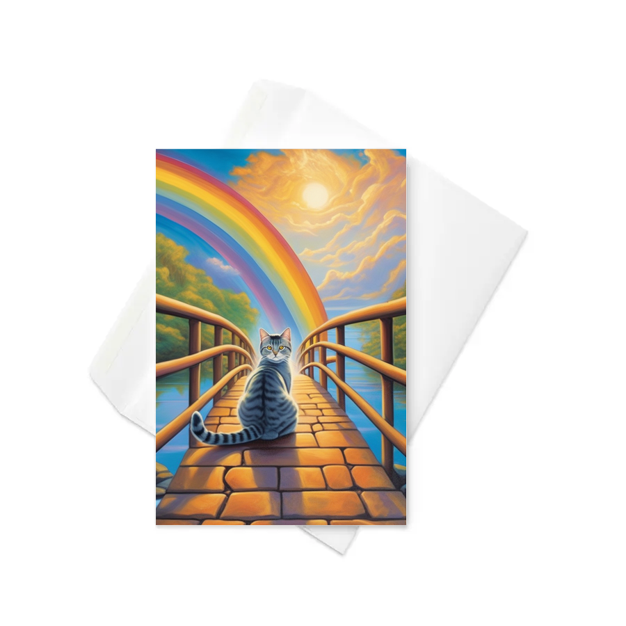 PugMug Custom Tabby British Shorthair Cat Greeting Card