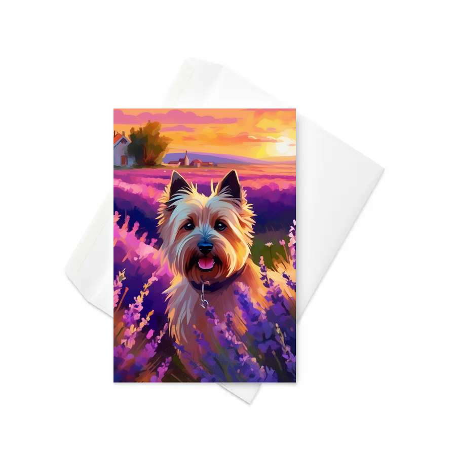 PugMug Custom Cairn Terrier Greeting Card