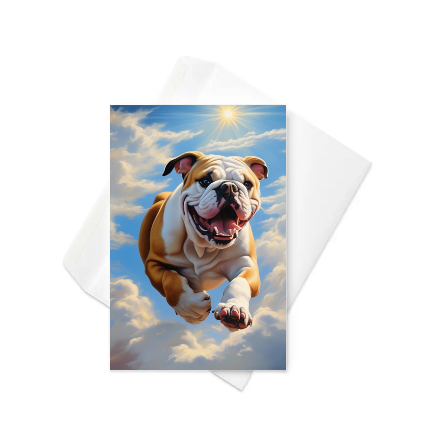 PugMug Custom Bulldog Greeting Card