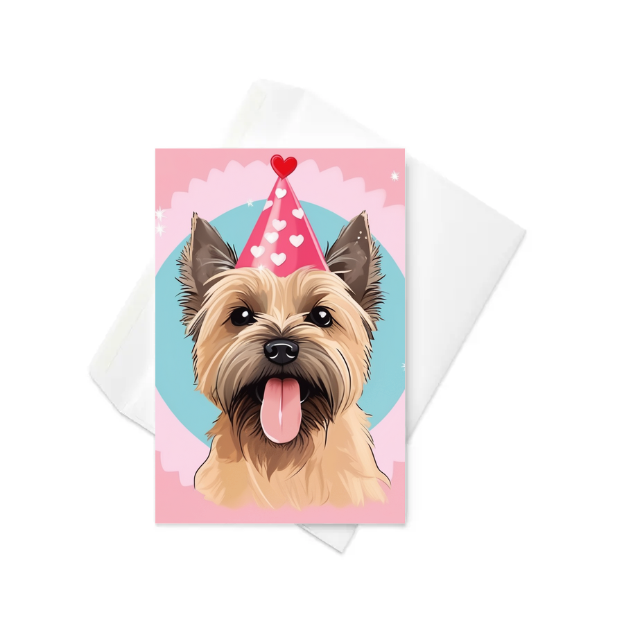 PugMug Custom Cairn Terrier Greeting Card