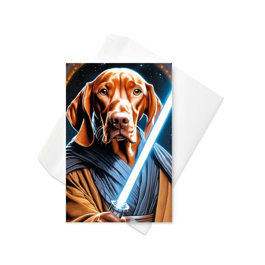 PugMug Custom Vizsla Greeting Card