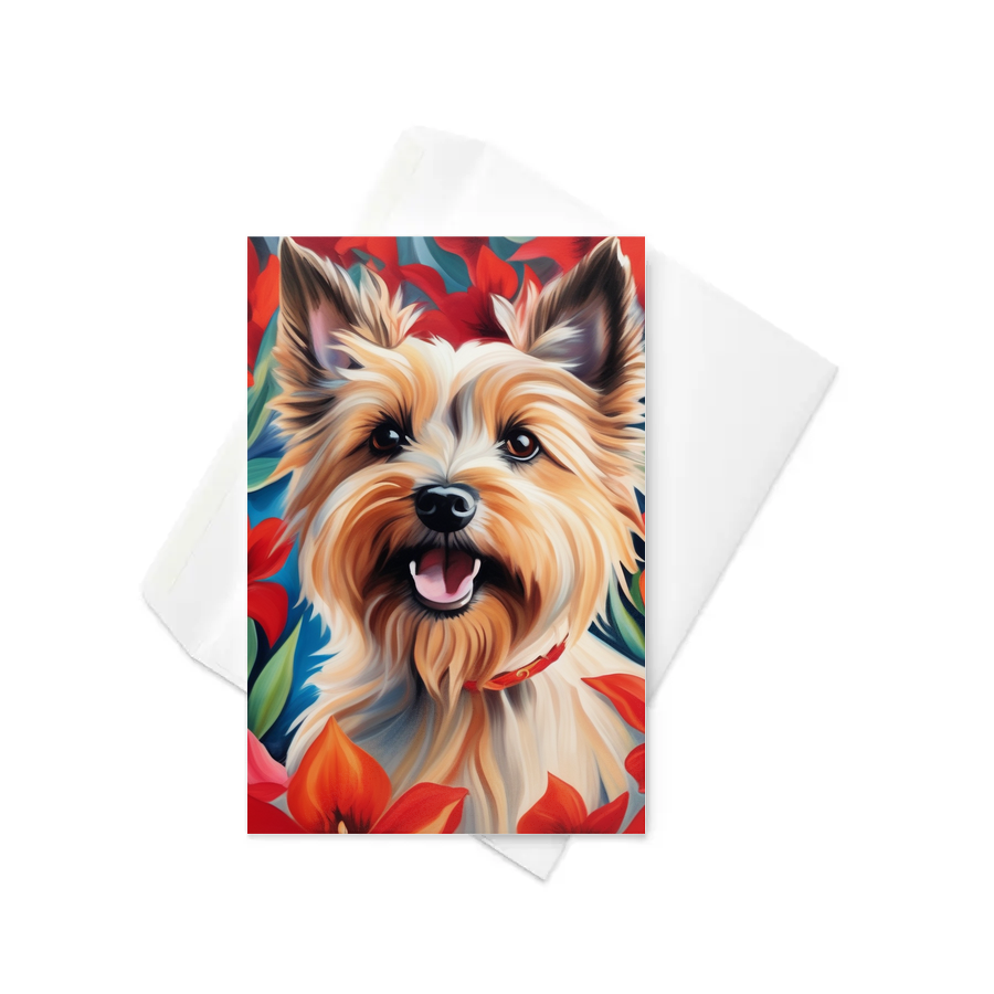 PugMug Custom Cairn Terrier Greeting Card