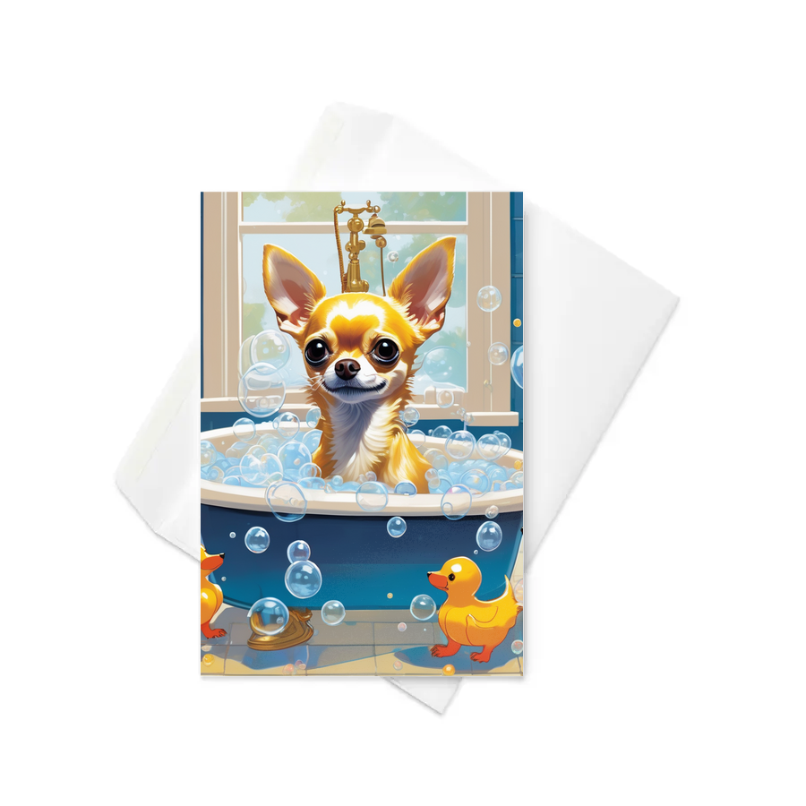 PugMug Custom Chihuahua Greeting Card