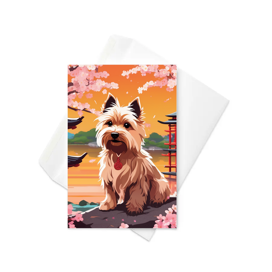PugMug Custom Cairn Terrier Greeting Card