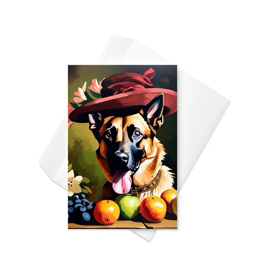 PugMug Custom Belgian Malinois Greeting Card