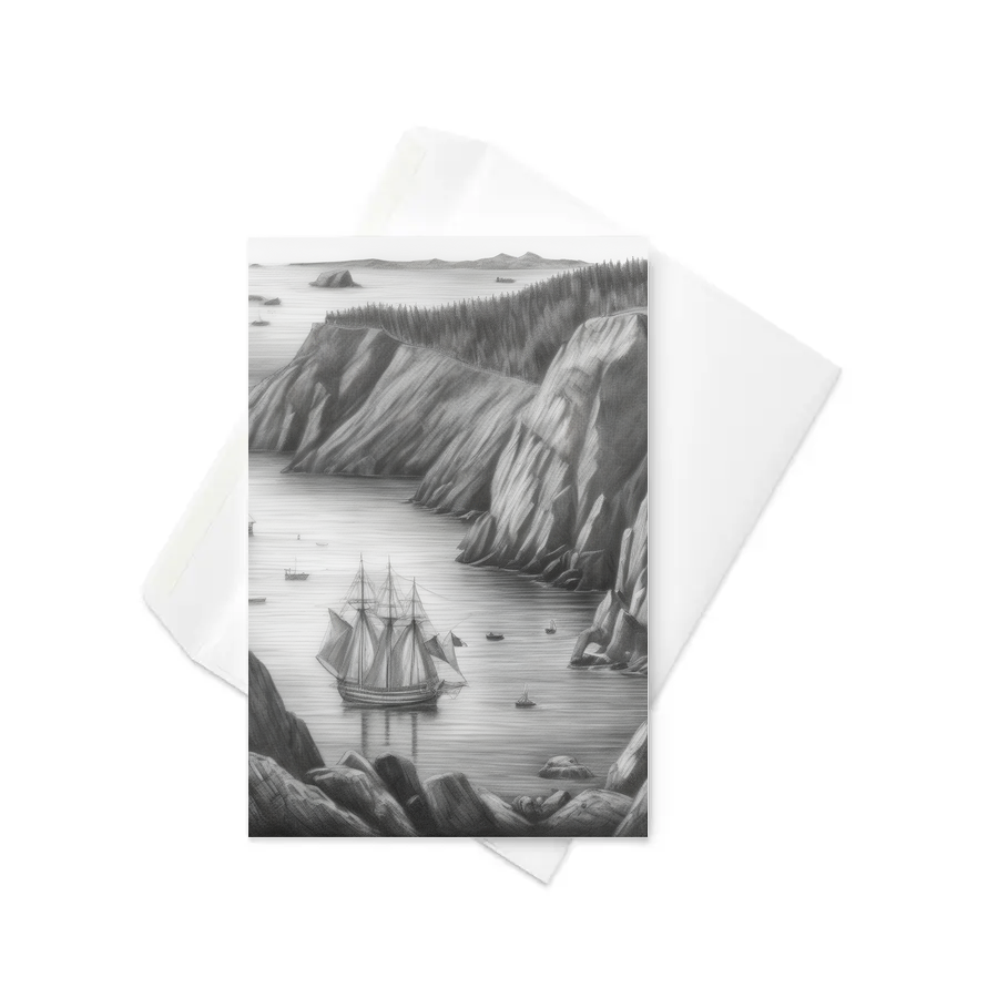 PugMug Custom Newfoundland Greeting Card