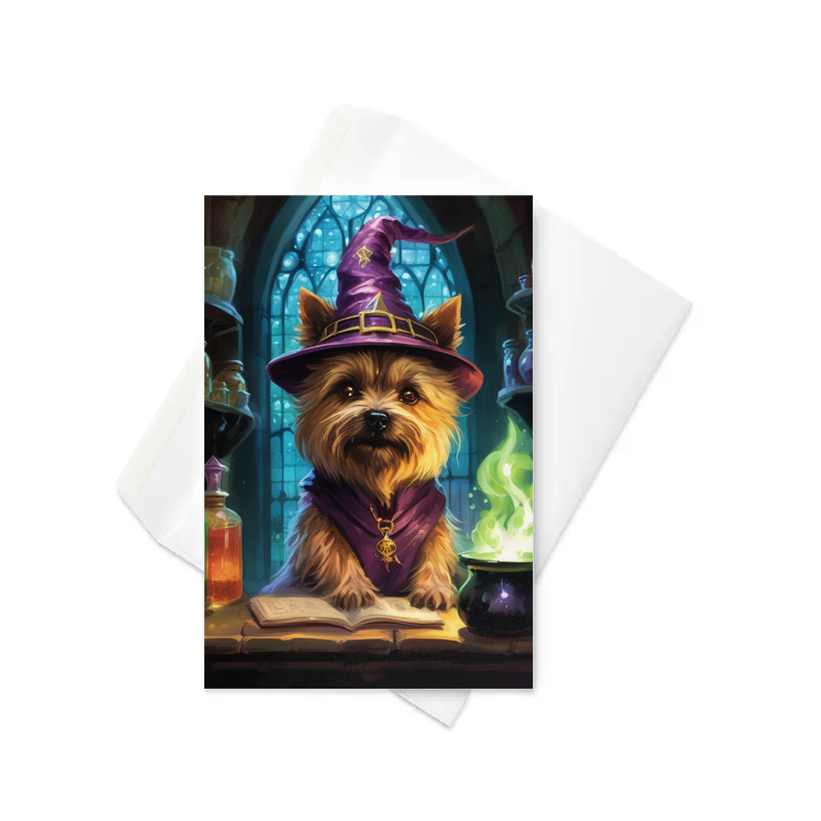 PugMug Custom Cairn Terrier Greeting Card