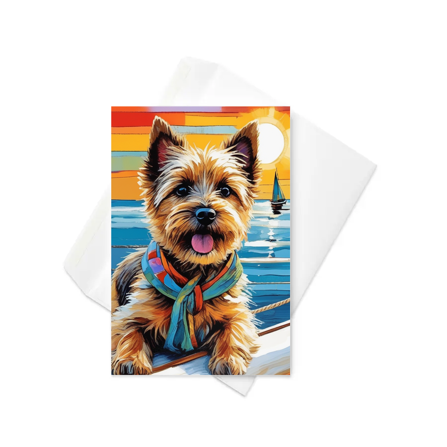 PugMug Custom Cairn Terrier Greeting Card