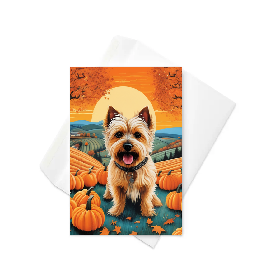 PugMug Custom Cairn Terrier Greeting Card