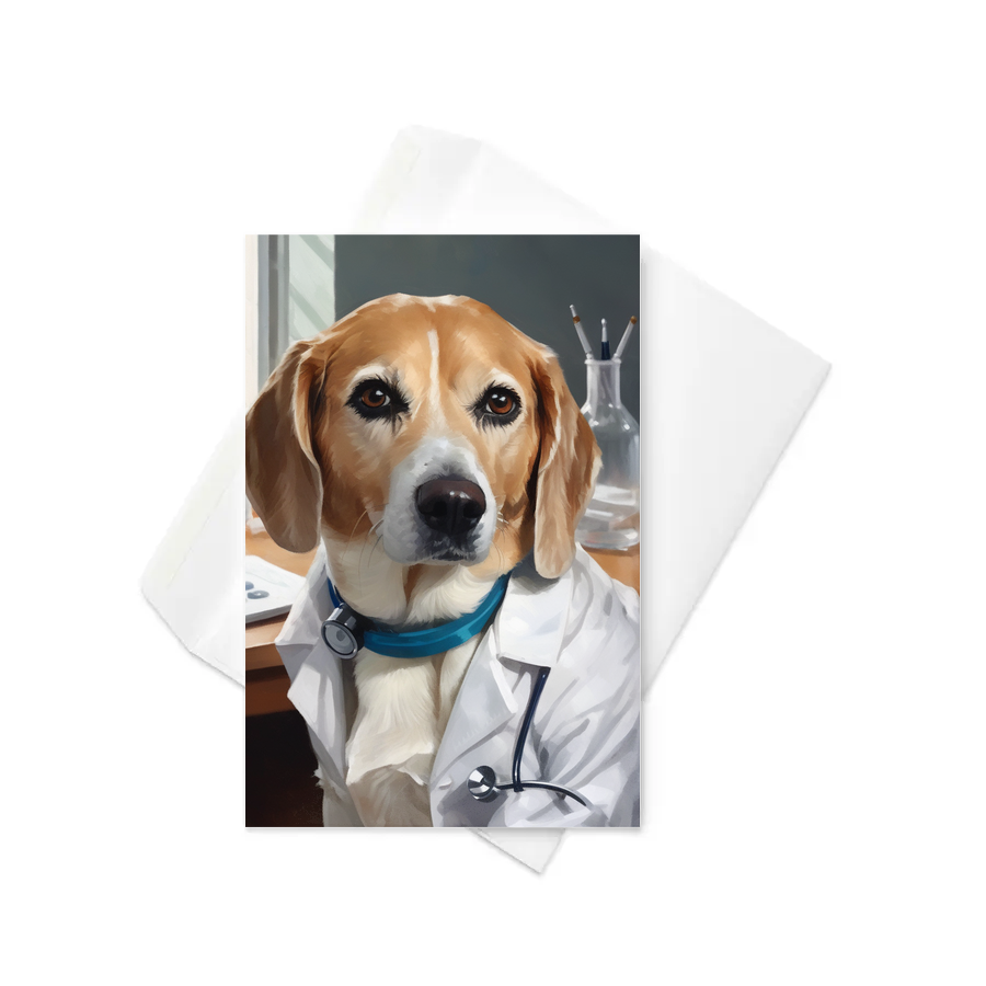 PugMug Custom Munchkin Greeting Card