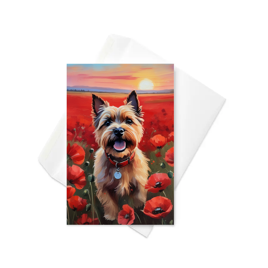 PugMug Custom Cairn Terrier Greeting Card