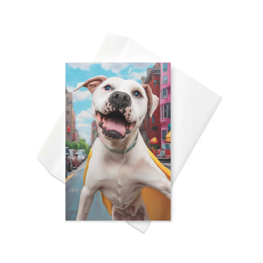 PugMug Custom Melody Greeting Card