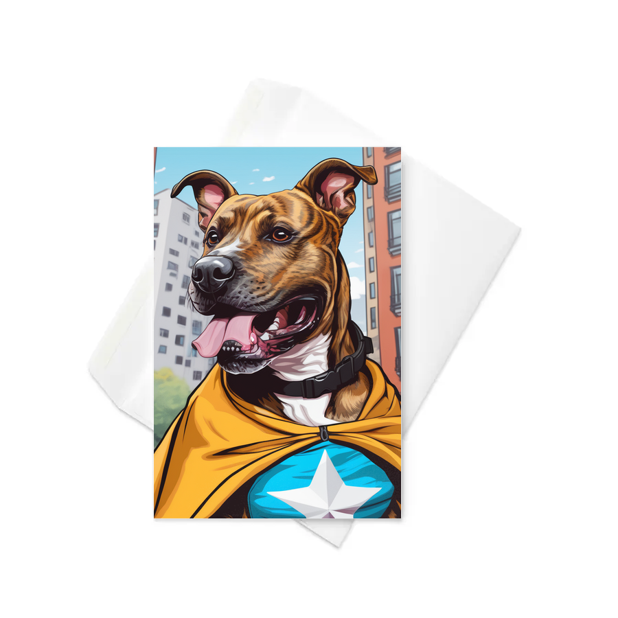 PugMug Custom Tony Hawk Greeting Card
