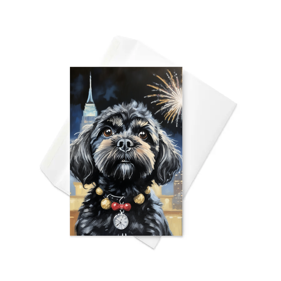 PugMug Custom Lily Greeting Card