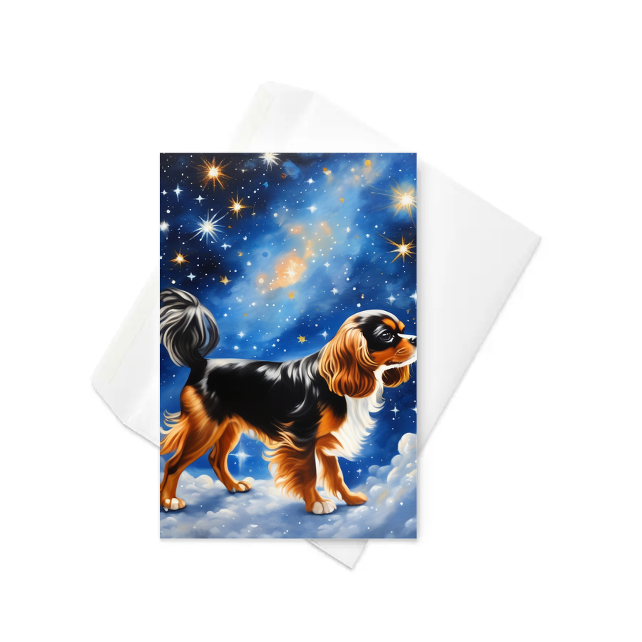 PugMug Custom Cavalier King Charles Spaniel Greeting Card