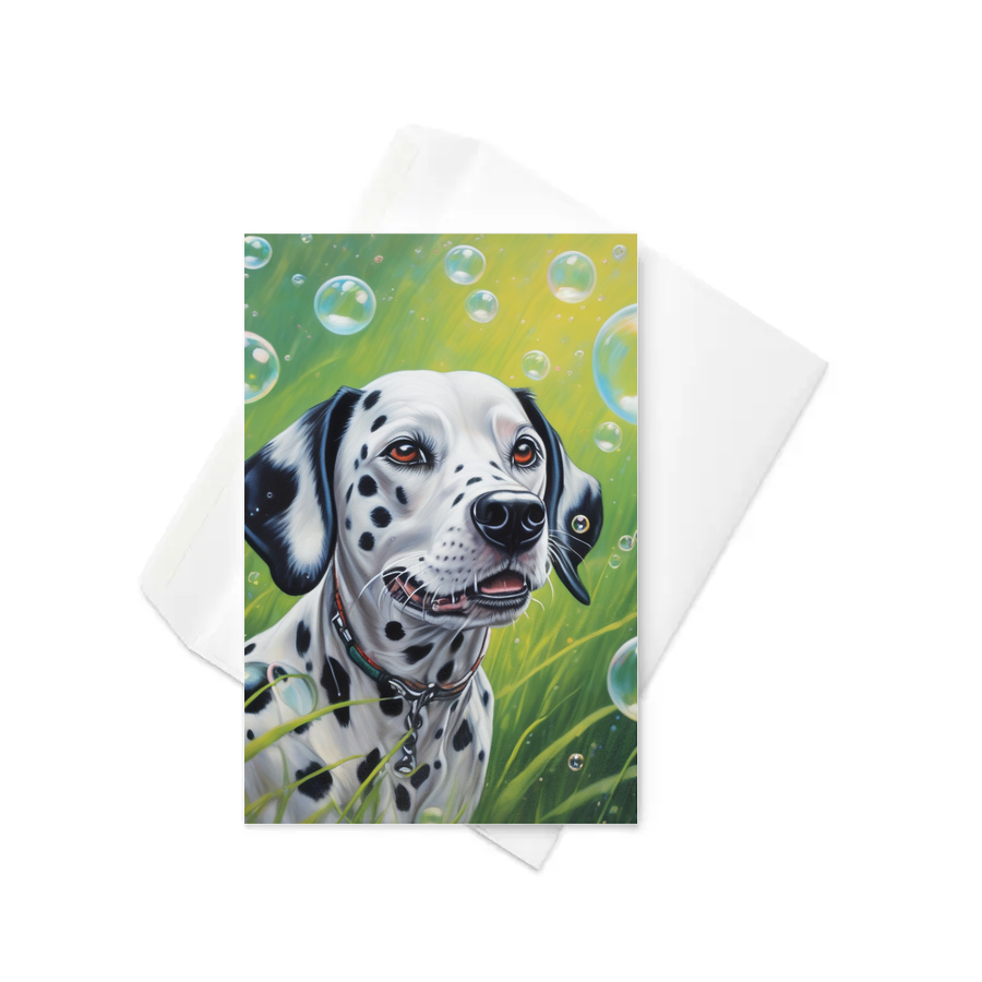 PugMug Custom Dalmatian Greeting Card