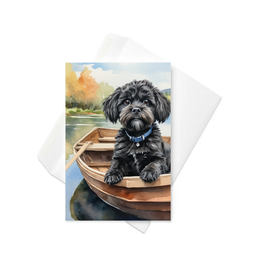 PugMug Custom Lily Greeting Card