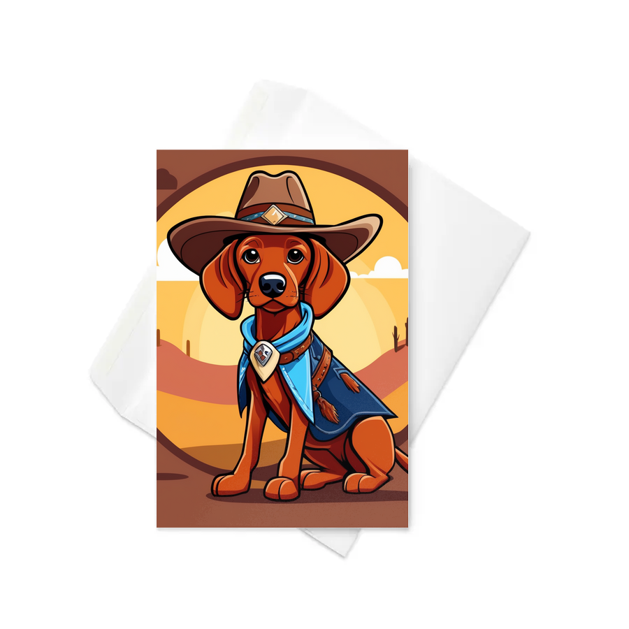 PugMug Custom Vizsla Greeting Card