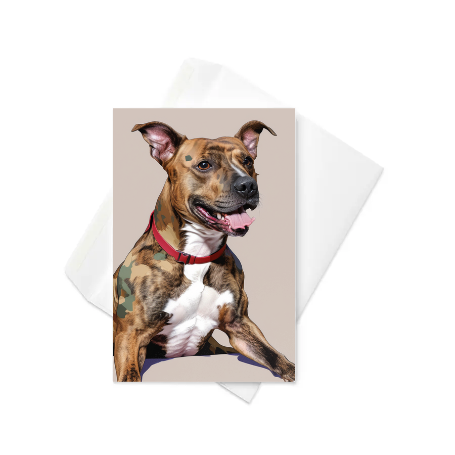 PugMug Custom Tony Hawk Greeting Card