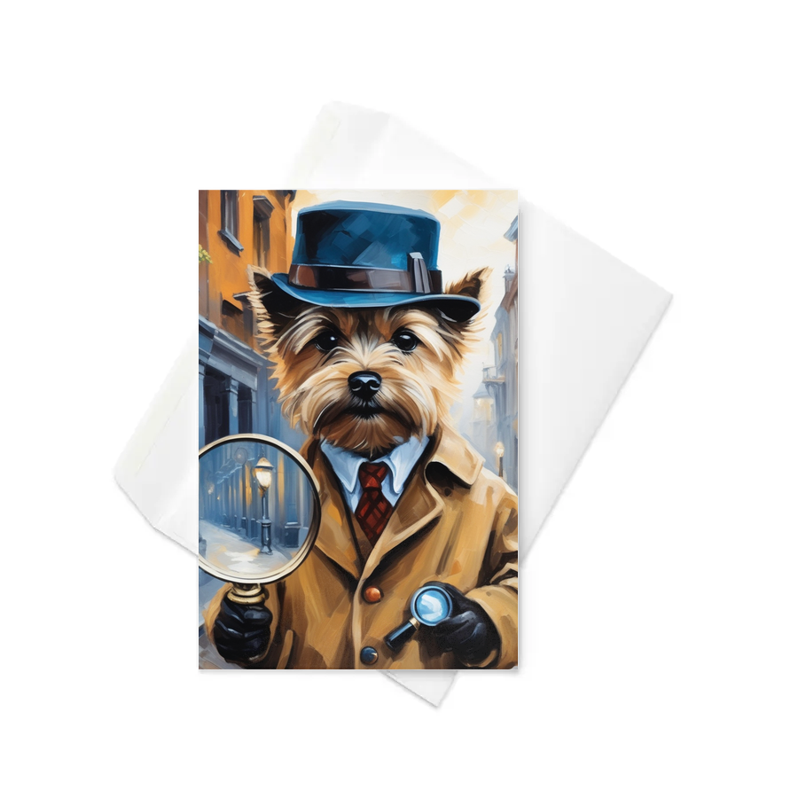 PugMug Custom Cairn Terrier Greeting Card