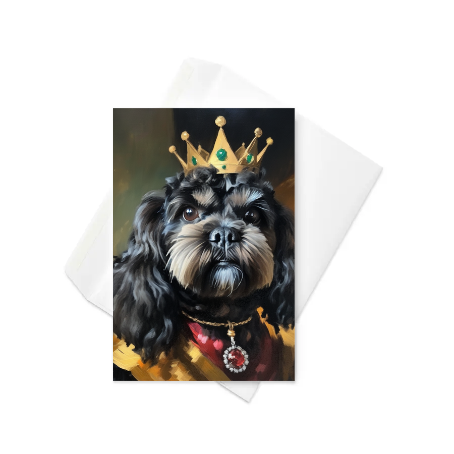 PugMug Custom Lily Greeting Card
