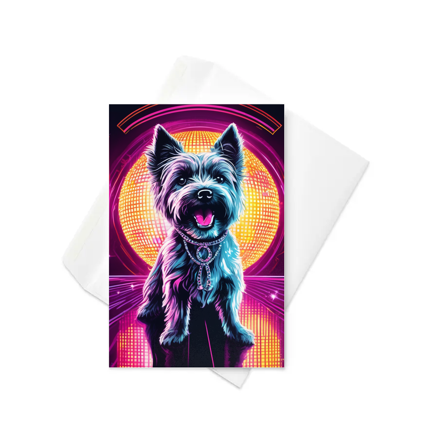 PugMug Custom Cairn Terrier Greeting Card