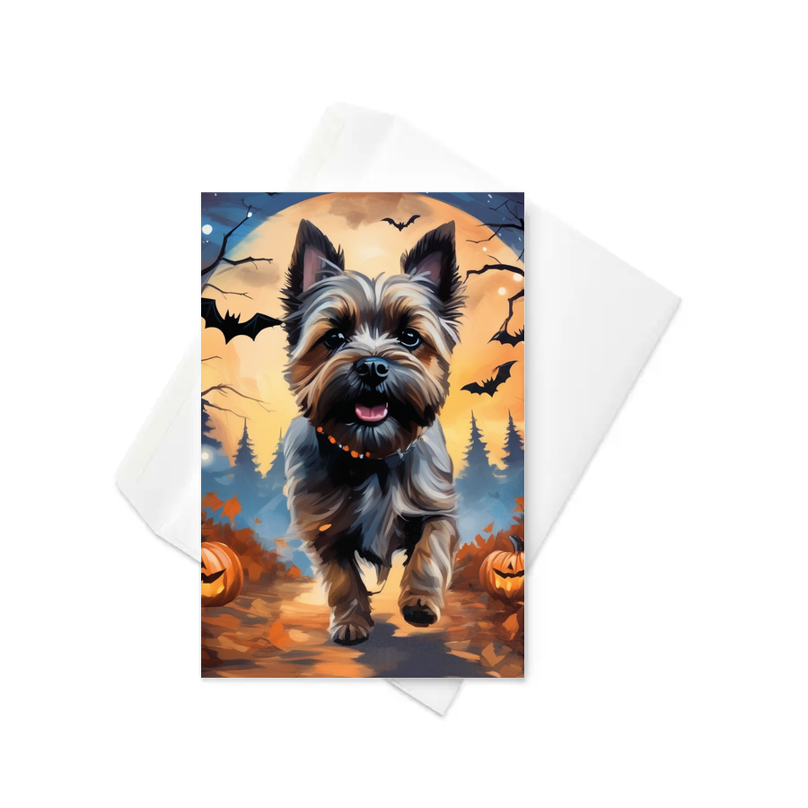 PugMug Custom Cairn Terrier Greeting Card