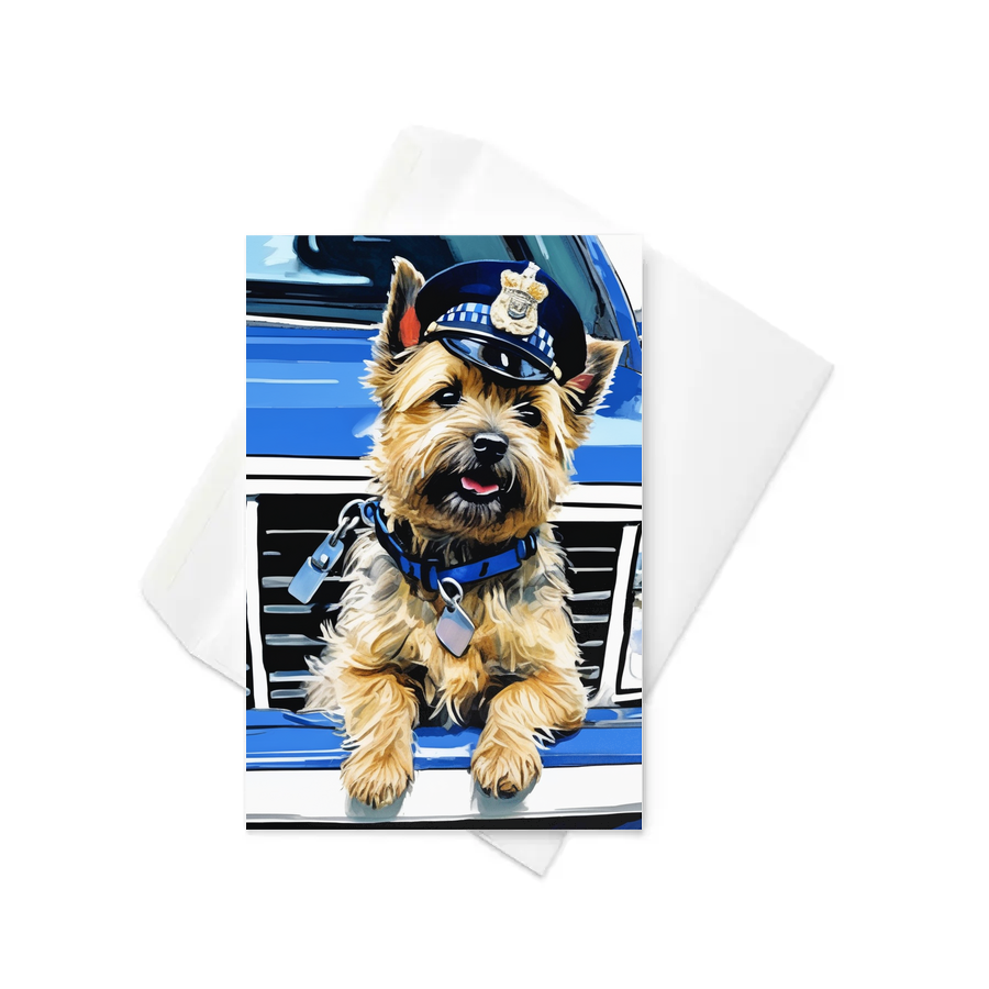 PugMug Custom Cairn Terrier Greeting Card