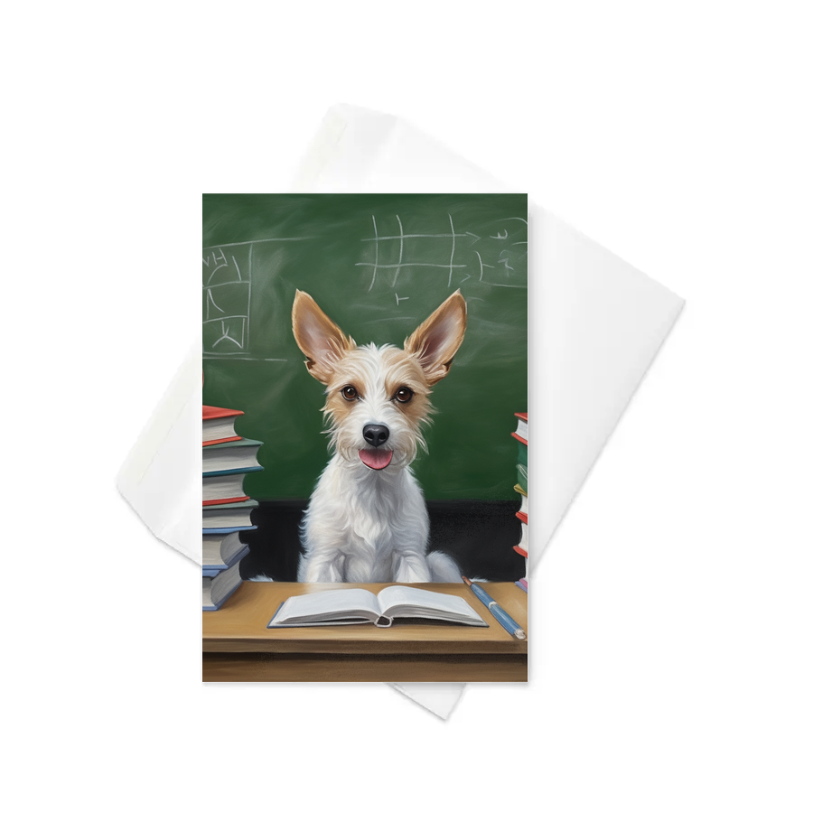 PugMug Custom Luna Greeting Card