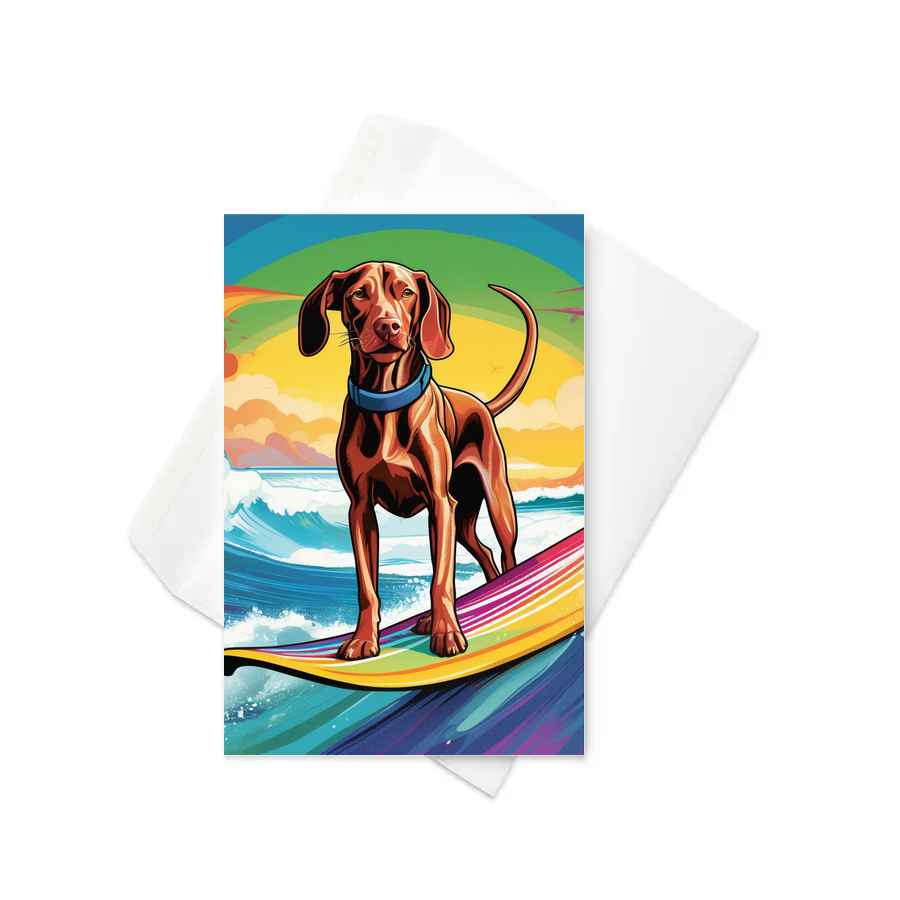 PugMug Custom Vizsla Greeting Card