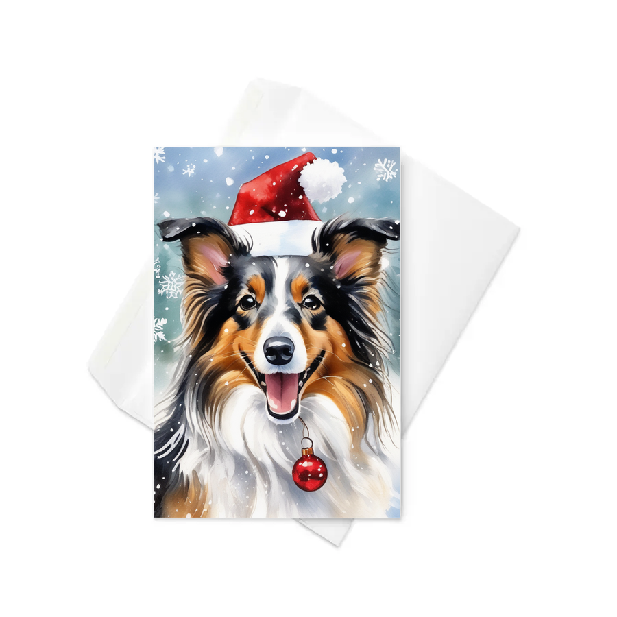 PugMug Custom Shetland Sheepdog Greeting Card