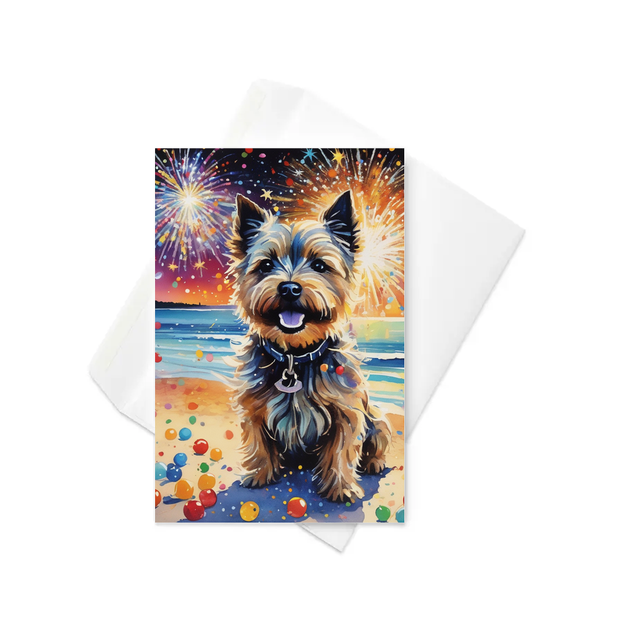PugMug Custom Cairn Terrier Greeting Card