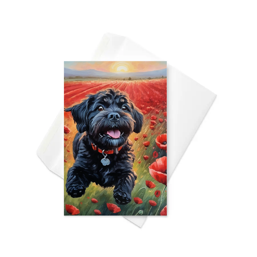PugMug Custom Lily Greeting Card