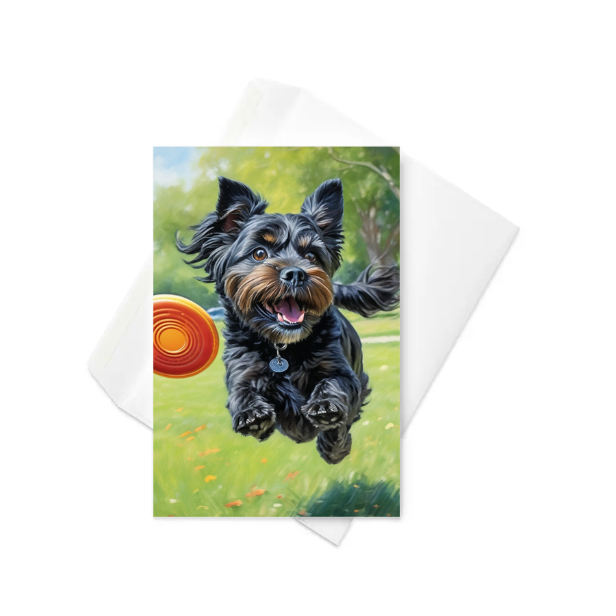 PugMug Custom Lily Greeting Card