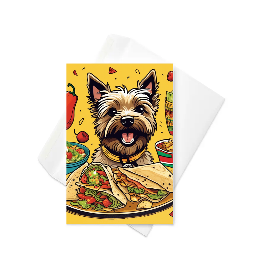 PugMug Custom Cairn Terrier Greeting Card