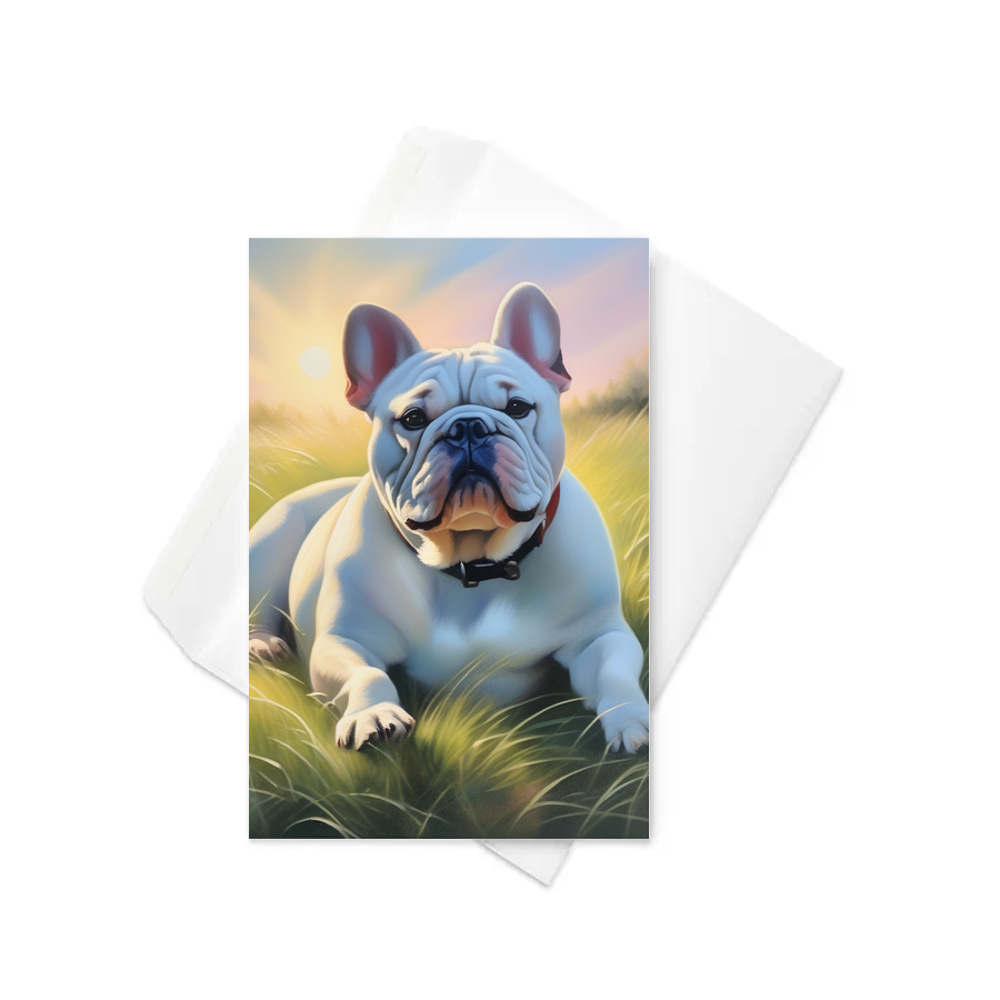 PugMug Custom Bulldog Greeting Card