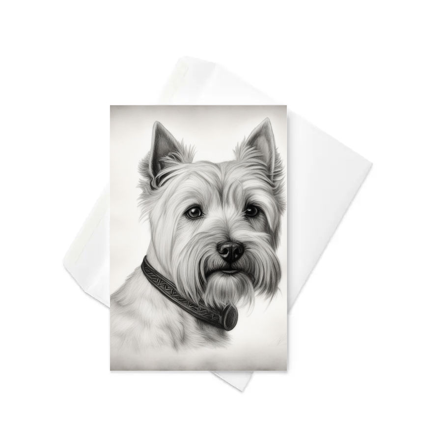 PugMug Custom West Highland White Terrier Greeting Card