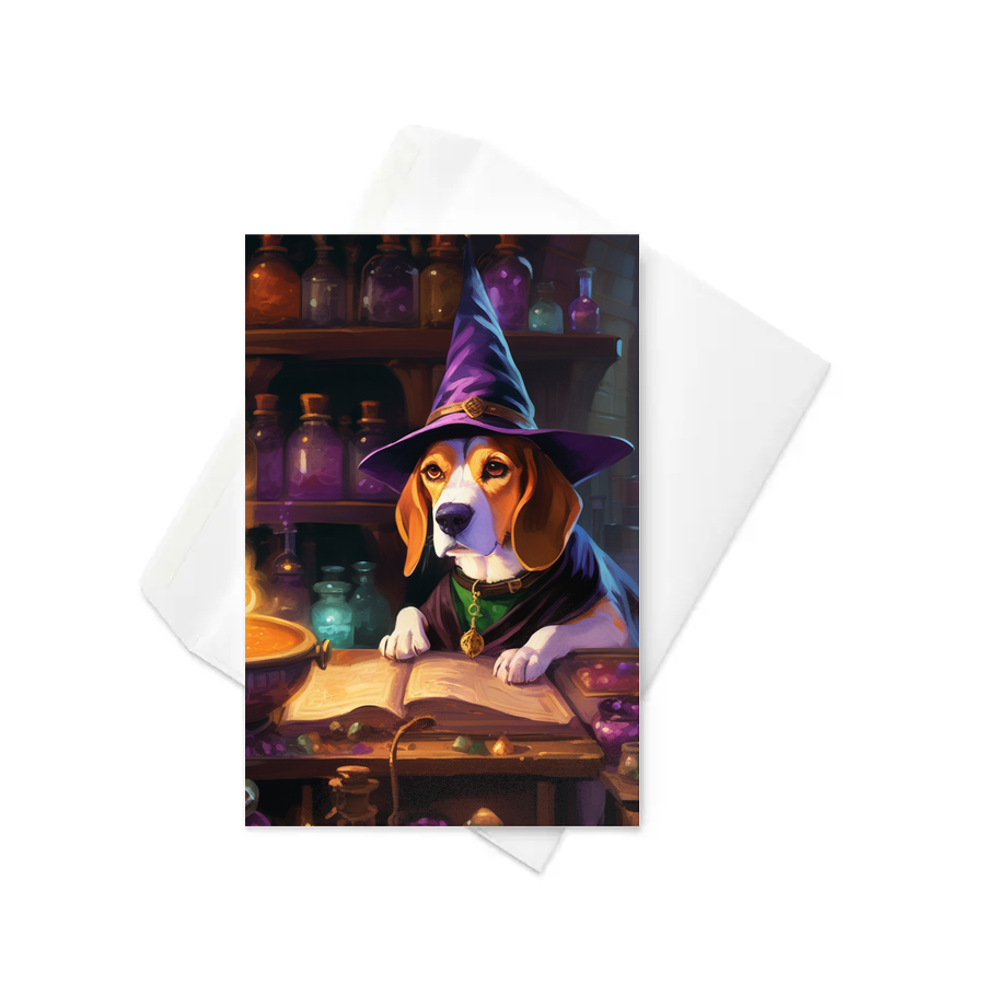 PugMug Custom Beagle Greeting Card