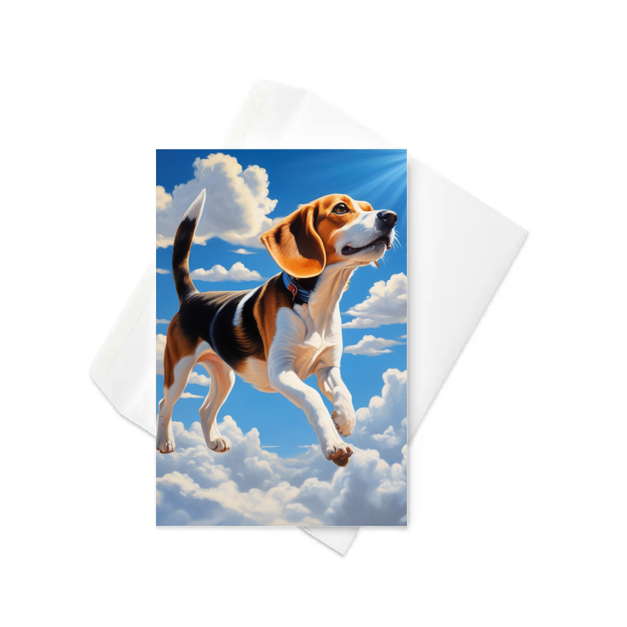 PugMug Custom Beagle Greeting Card