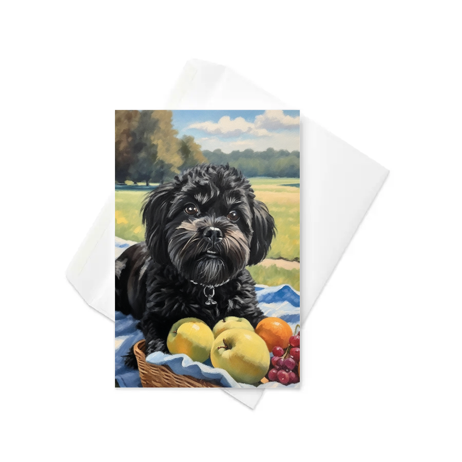 PugMug Custom Lily Greeting Card