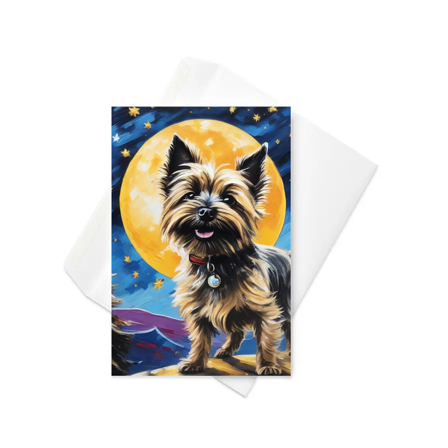 PugMug Custom Cairn Terrier Greeting Card