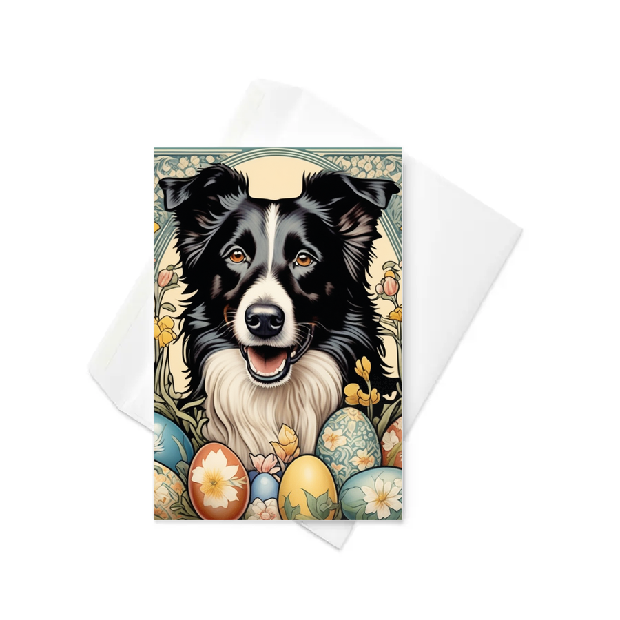PugMug Custom Border Collie Greeting Card