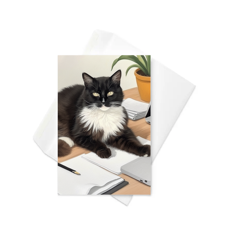 PugMug Custom Peerie Greeting Card