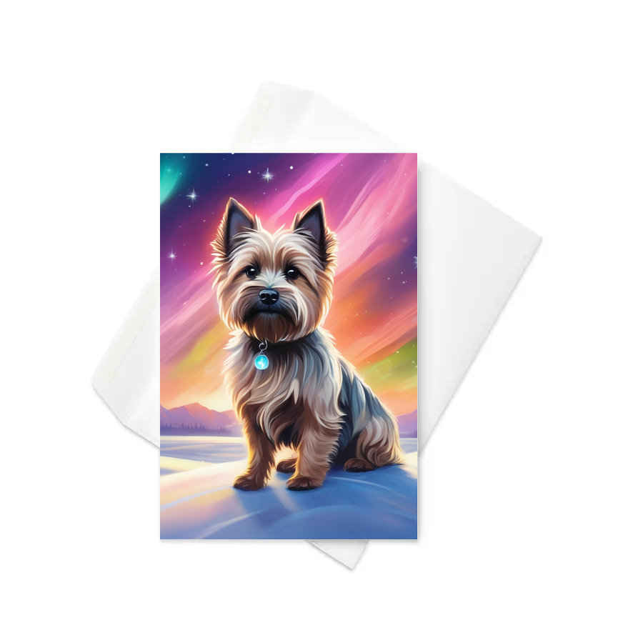 PugMug Custom Cairn Terrier Greeting Card
