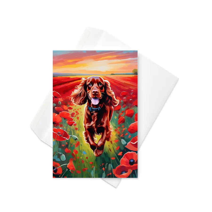 PugMug Custom English Cocker Spaniel Greeting Card